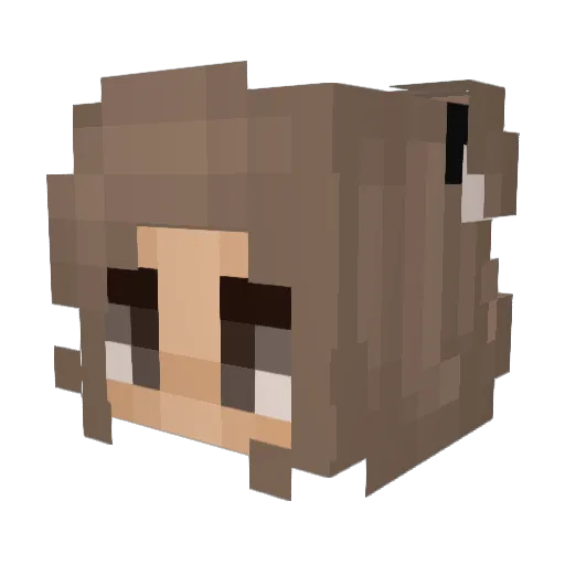 Daylene__ Minecraft avatar head, 3D render