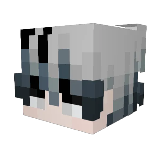 Daylight_Yuan Minecraft avatar head, 3D render