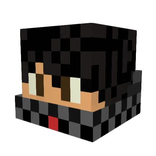 Daymon71 Minecraft avatar head, 3D render