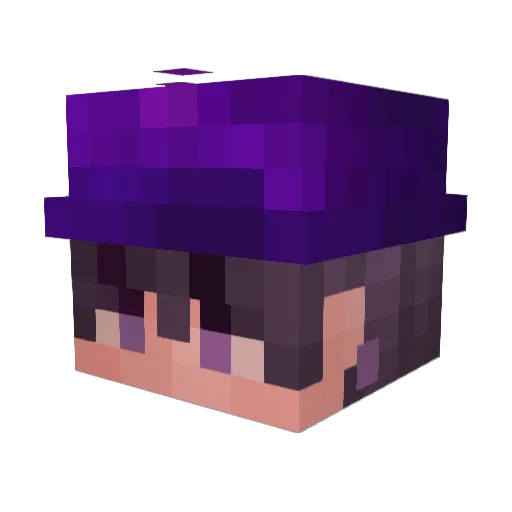 Dayo2021 Minecraft avatar head, 3D render