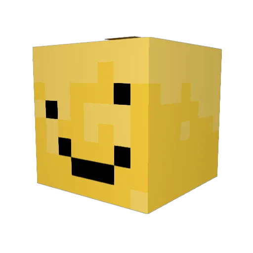 DayoYuroba Minecraft avatar head, 3D render