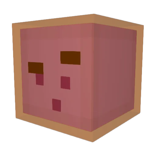 Dayrie Minecraft avatar head, 3D render
