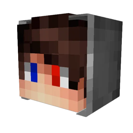 Dayron84 Minecraft avatar head, 3D render