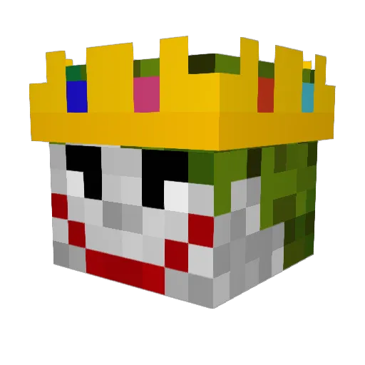 DaytimeJoker Minecraft avatar head, 3D render