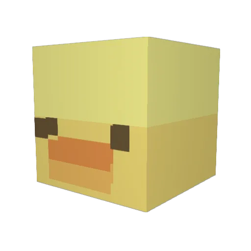 Daywalker1301 Minecraft avatar head, 3D render