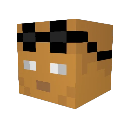 Daywalker_92 Minecraft avatar head, 3D render