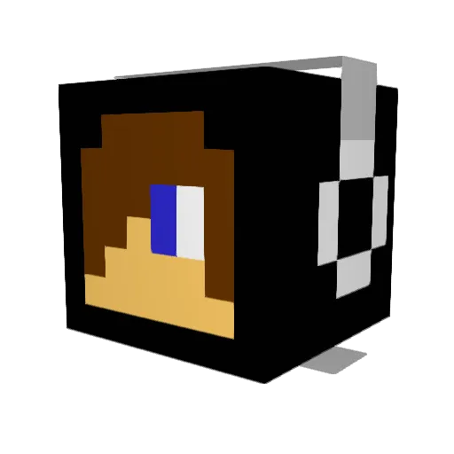 Daywalon2024 Minecraft avatar head, 3D render
