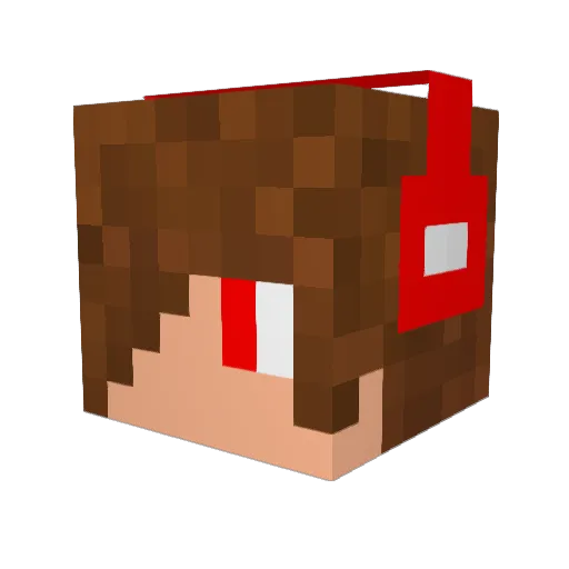 DayyGoCrazyy Minecraft avatar head, 3D render