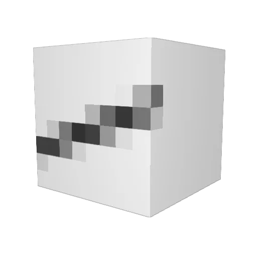 Dayylily Minecraft avatar head, 3D render