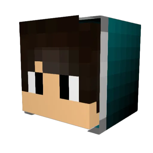 Dayz_N Minecraft avatar head, 3D render