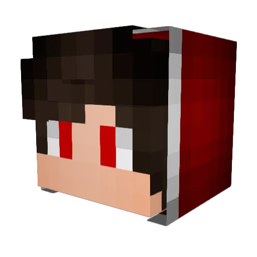 Daz2446 Minecraft avatar head, 3D render