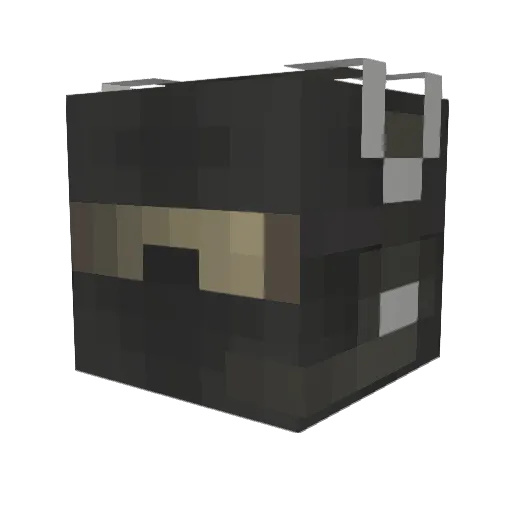 DazZa_V17 Minecraft avatar head, 3D render