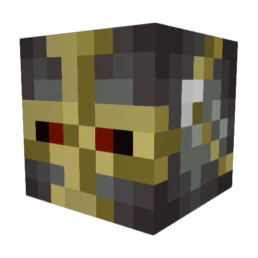 Daza_3s Minecraft avatar head, 3D render