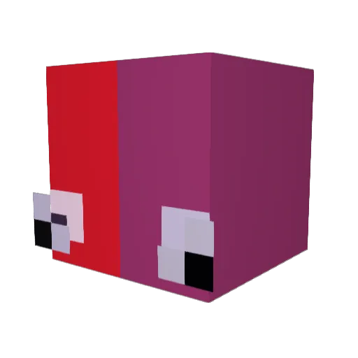 Daze_pro_ Minecraft avatar head, 3D render