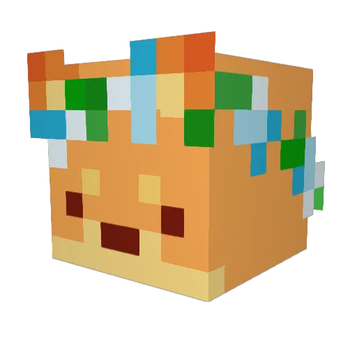 Dazen1091 Minecraft avatar head, 3D render