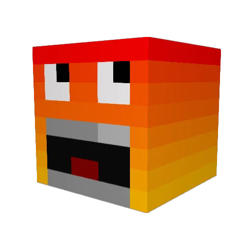 Dazn_KaNaShot Minecraft avatar head, 3D render
