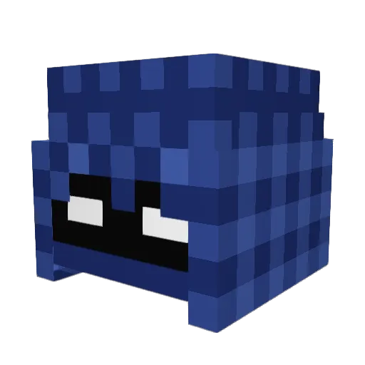 Dazyox Minecraft avatar head, 3D render