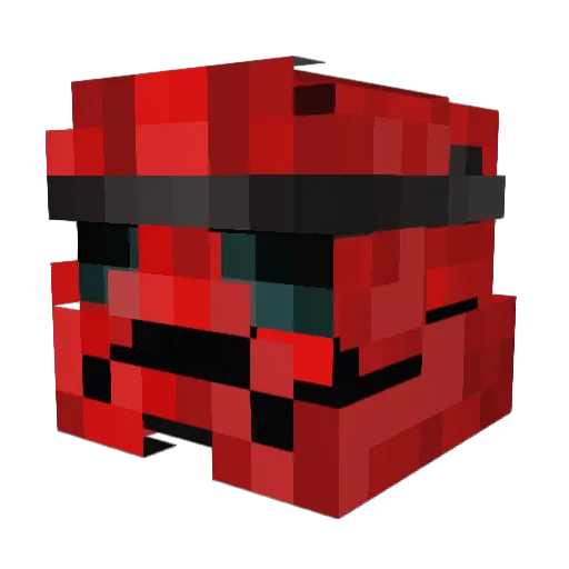 Dazza2115 Minecraft avatar head, 3D render