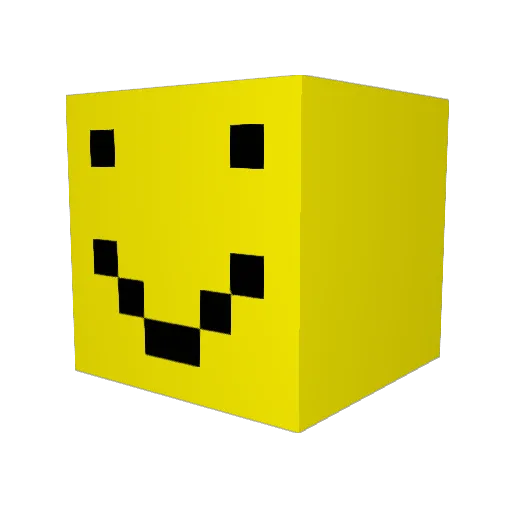 DazzlinDave Minecraft avatar head, 3D render