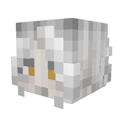 DbblDom Minecraft avatar head, 3D render