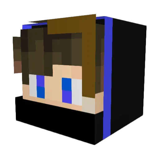 Dbs0095 Minecraft avatar head, 3D render