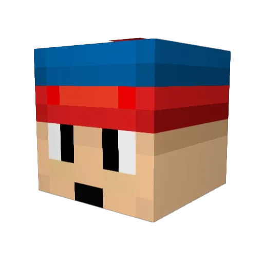 DcIsLegendary7 Minecraft avatar head, 3D render