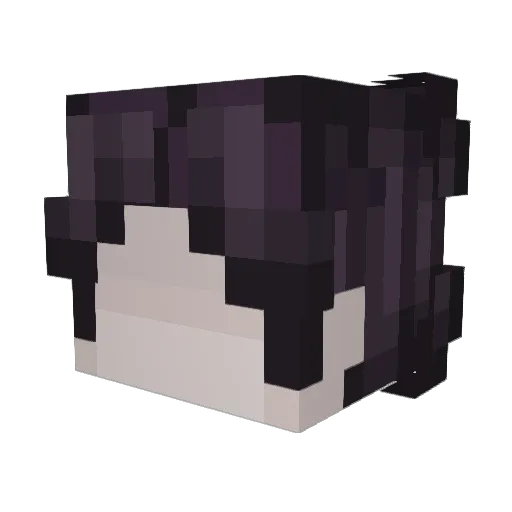 DcWeMiT Minecraft avatar head, 3D render