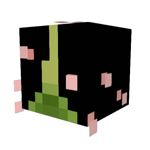 Dc_heng Minecraft avatar head, 3D render