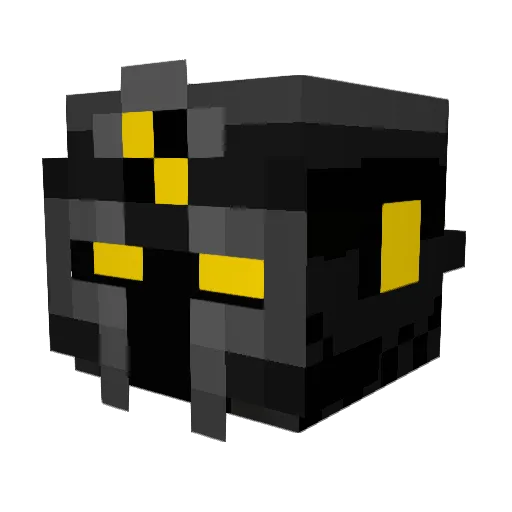 Dcoaster Minecraft avatar head, 3D render