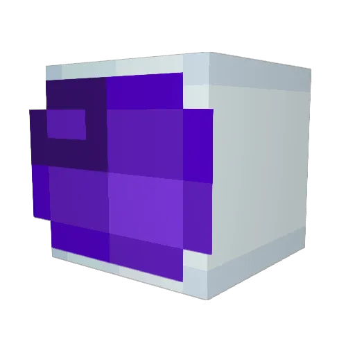 Dcts Minecraft avatar head, 3D render