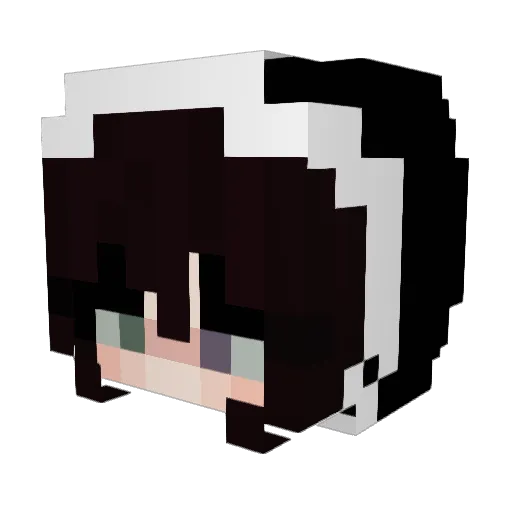 Dd085631 Minecraft avatar head, 3D render