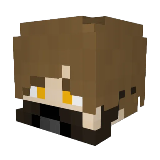 Dddd4004 Minecraft avatar head, 3D render