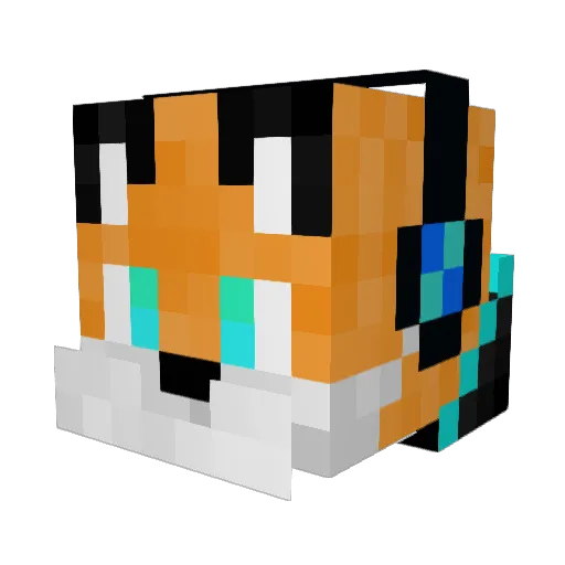 Ddduck04 Minecraft avatar head, 3D render