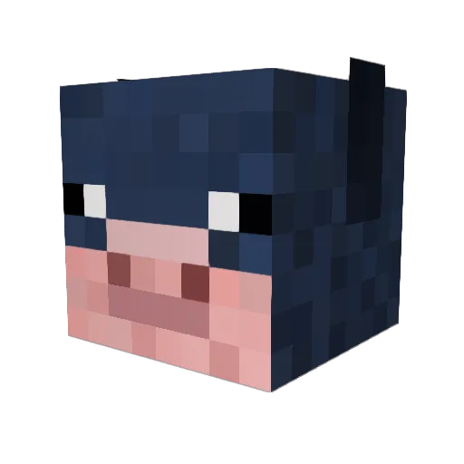 Ddemolitor Minecraft avatar head, 3D render