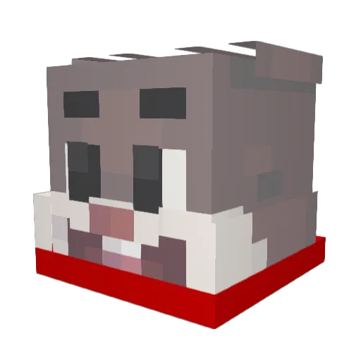 Dderpy4021 Minecraft avatar head, 3D render