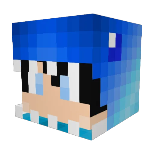 Ddinh0411 Minecraft avatar head, 3D render