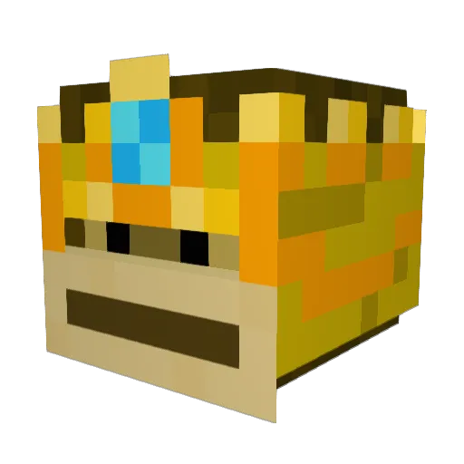 DdinkyPlaysMC Minecraft avatar head, 3D render