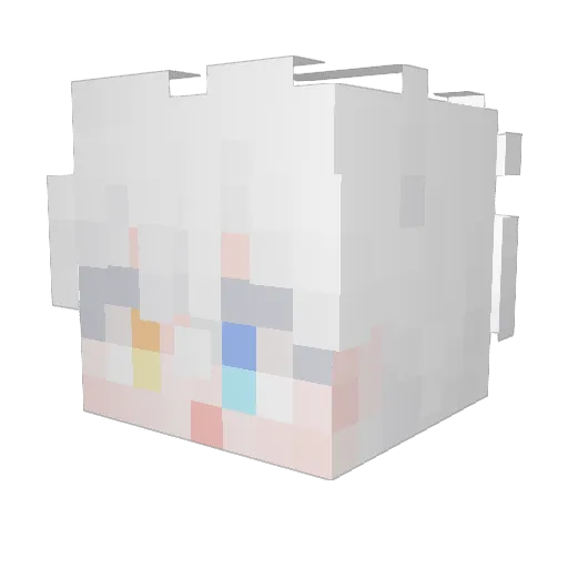 Ddoing_772 Minecraft avatar head, 3D render