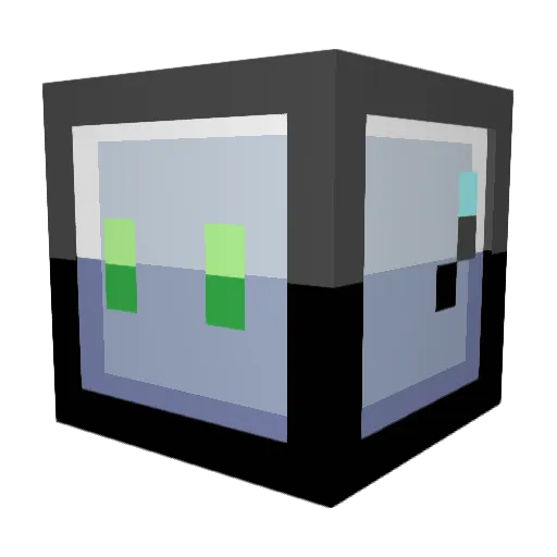 Ddragnir Minecraft avatar head, 3D render