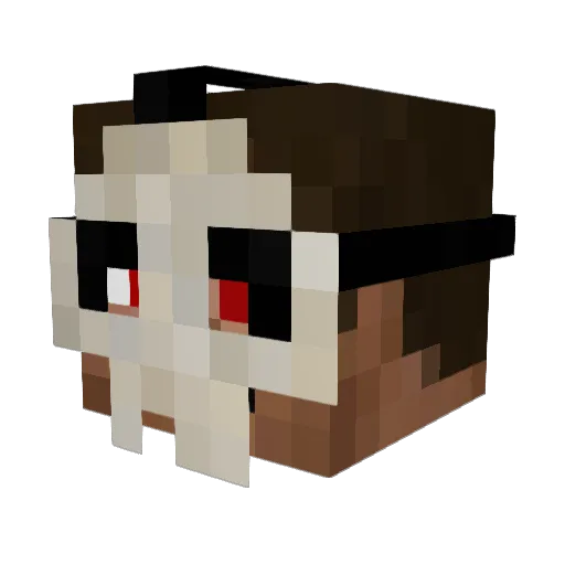 DdreamQc Minecraft avatar head, 3D render