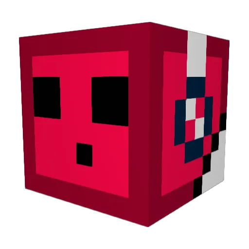 DeAdLoCk9051 Minecraft avatar head, 3D render