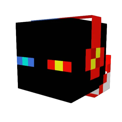 DeAd_z0ne Minecraft avatar head, 3D render