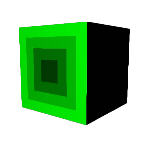 DeCabGD Minecraft avatar head, 3D render