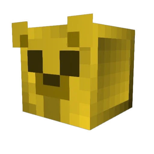 DeCo_28 Minecraft avatar head, 3D render
