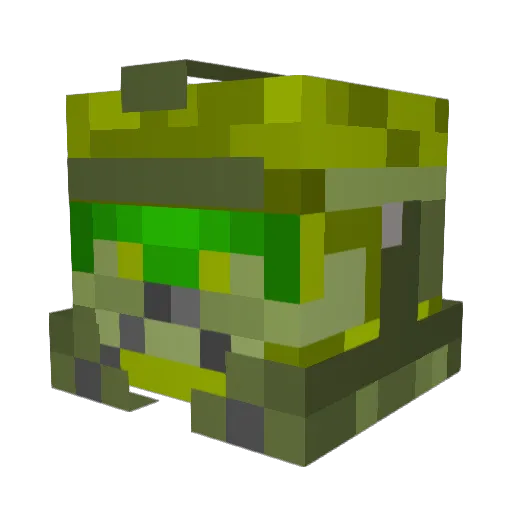 DeEkteEkte Minecraft avatar head, 3D render