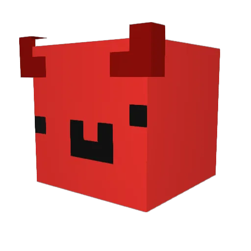 DeFirenz Minecraft avatar head, 3D render