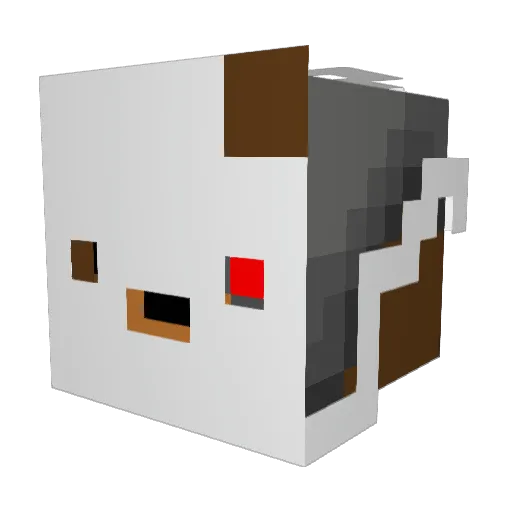 DeHamad Minecraft avatar head, 3D render