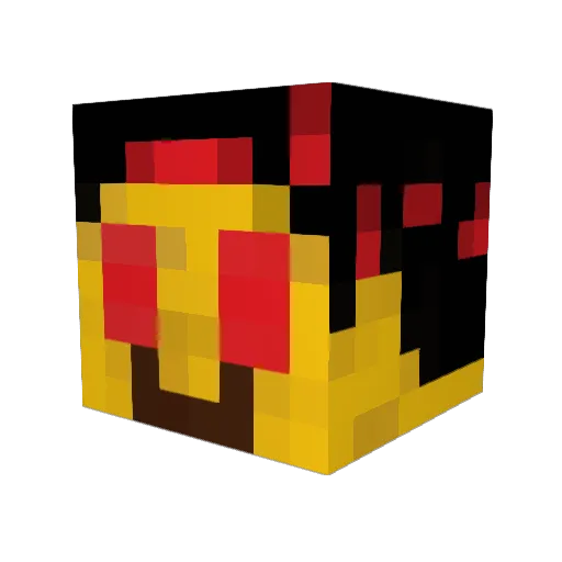 DeKa1Furiy Minecraft avatar head, 3D render