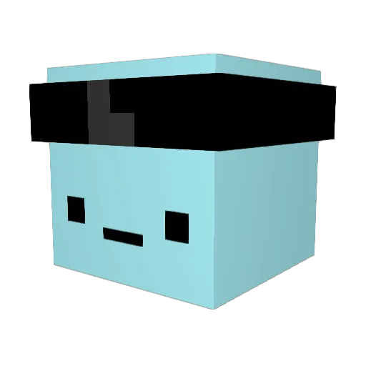 DeLaaiem Minecraft avatar head, 3D render