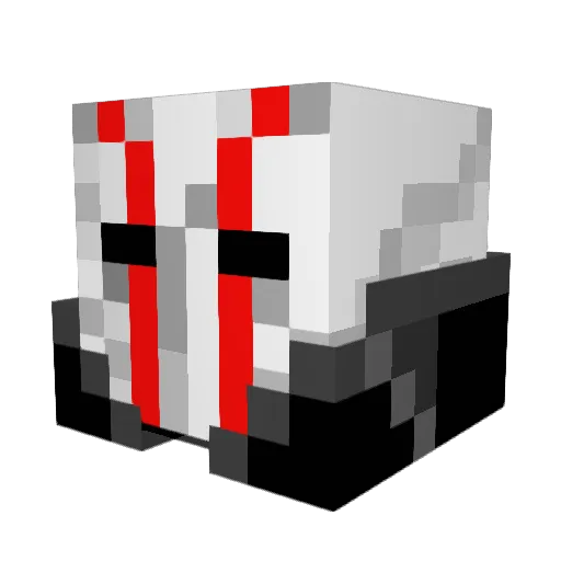 DeLawG Minecraft avatar head, 3D render